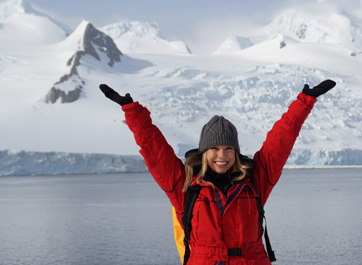 glacier-selfie