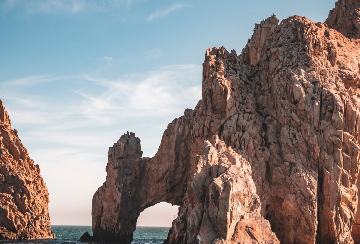 arch at sunset cabo san lucas